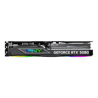 Carte graphique PNY NVIDIA GeForce RTX 5080 « Blackwell » ARGB EPIC-X RGB OC Triple Fan 16 Go GDDR7 DLSS4