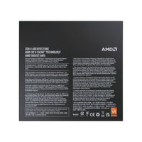 Processeur AMD Ryzen 7 7800X3D « Zen 4 » 8 cœurs 4,2 GHz avec Turbo Boost 5,0 GHz, 104 Mo de cache, socket AM5