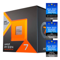 Processeur AMD Ryzen 7 7800X3D « Zen 4 » 8 cœurs 4,2 GHz avec Turbo Boost 5,0 GHz, 104 Mo de cache, socket AM5